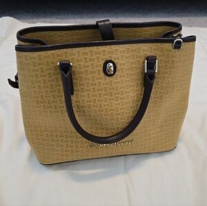 Dooney & Bourke Yellow Leather Tote Bag
